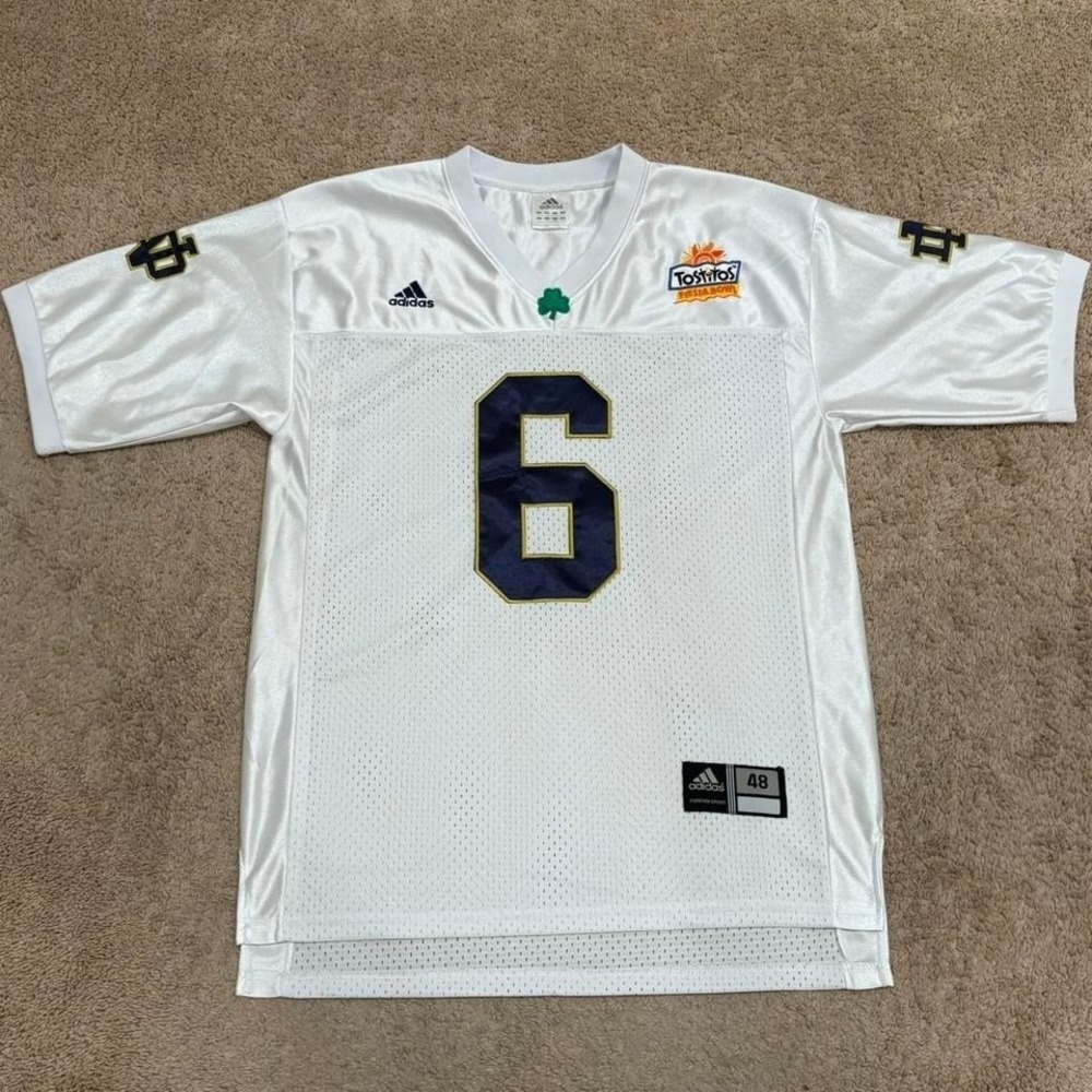 Adidas Notre Damn Fighting Irish Jerome Bettis Adidas Jersey Large Fiesta Bowl